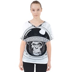 Spacemonkey V-neck Dolman Drape Top