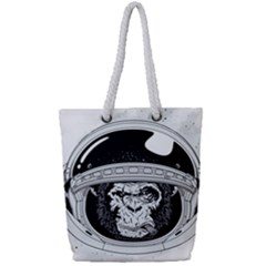 Spacemonkey Full Print Rope Handle Tote (small)