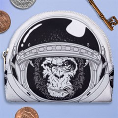 Spacemonkey Horseshoe Style Canvas Pouch by goljakoff