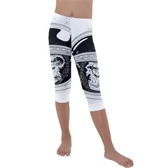 Spacemonkey Kids  Lightweight Velour Capri Leggings  by goljakoff