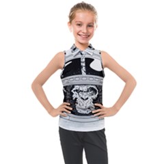 Spacemonkey Kids  Sleeveless Polo Tee