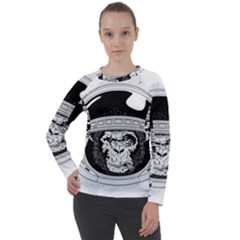 Spacemonkey Women s Long Sleeve Raglan Tee