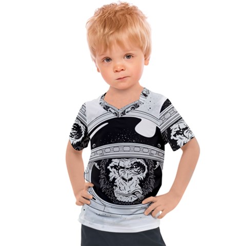 Spacemonkey Kids  Sports Tee by goljakoff