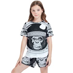 Spacemonkey Kids  Tee And Sports Shorts Set