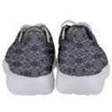 Silver Ornate Decorative Design Pattern Kids  Lightweight Sports Shoes View4