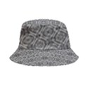 Silver Ornate Decorative Design Pattern Inside Out Bucket Hat View1