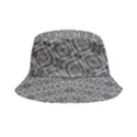 Silver Ornate Decorative Design Pattern Inside Out Bucket Hat View2