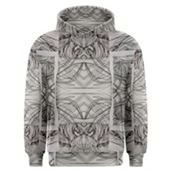 Monochrome Module Pattern Iv Men s Overhead Hoodie by kaleidomarblingart