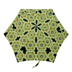 Summer Sun Flower Power Over The Florals In Peace Pattern Mini Folding Umbrellas by pepitasart