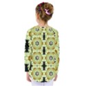 Summer Sun Flower Power Over The Florals In Peace Pattern Kids  Long Sleeve Tee View2