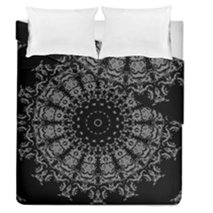 Gothic Mandala Duvet Cover Double Side (queen Size) by MRNStudios