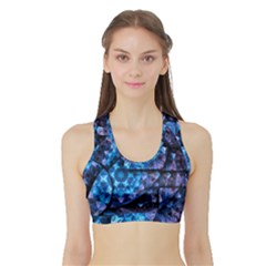 Dismembered Mandala Sports Bra With Border by MRNStudios