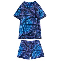 Dismembered Mandala Kids  Swim Tee And Shorts Set by MRNStudios