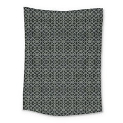 Iron Ornament Grid Pattern Medium Tapestry by dflcprintsclothing