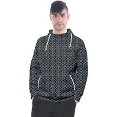 Iron Ornament Grid Pattern Men s Pullover Hoodie by dflcprintsclothing