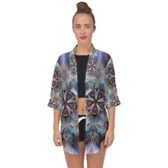 Five Points Open Front Chiffon Kimono by MRNStudios