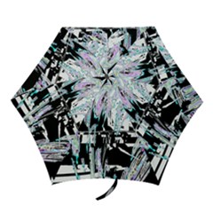 Digital Wave Mini Folding Umbrellas by MRNStudios