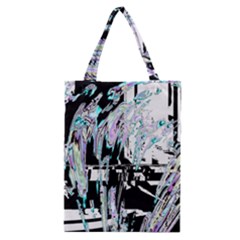 Digital Wave Classic Tote Bag by MRNStudios