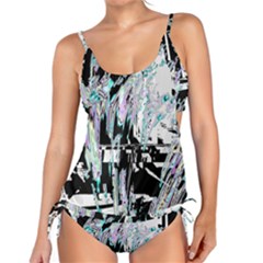 Digital Wave Tankini Set by MRNStudios