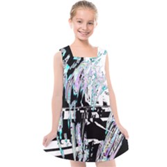 Digital Wave Kids  Cross Back Dress by MRNStudios