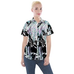 Digital Wave Women s Short Sleeve Pocket Shirt