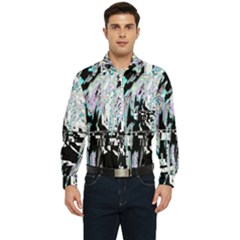 Digital Wave Men s Long Sleeve Pocket Shirt 