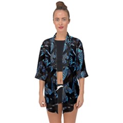 Sputnik Open Front Chiffon Kimono by MRNStudios