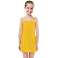 Amber Orange Kids  Summer Sun Dress by FabChoice