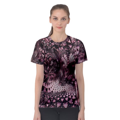 Geometric Abstraction Women s Sport Mesh Tee by MRNStudios