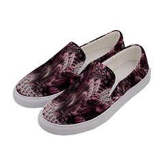 Geometric Abstraction Women s Canvas Slip Ons by MRNStudios