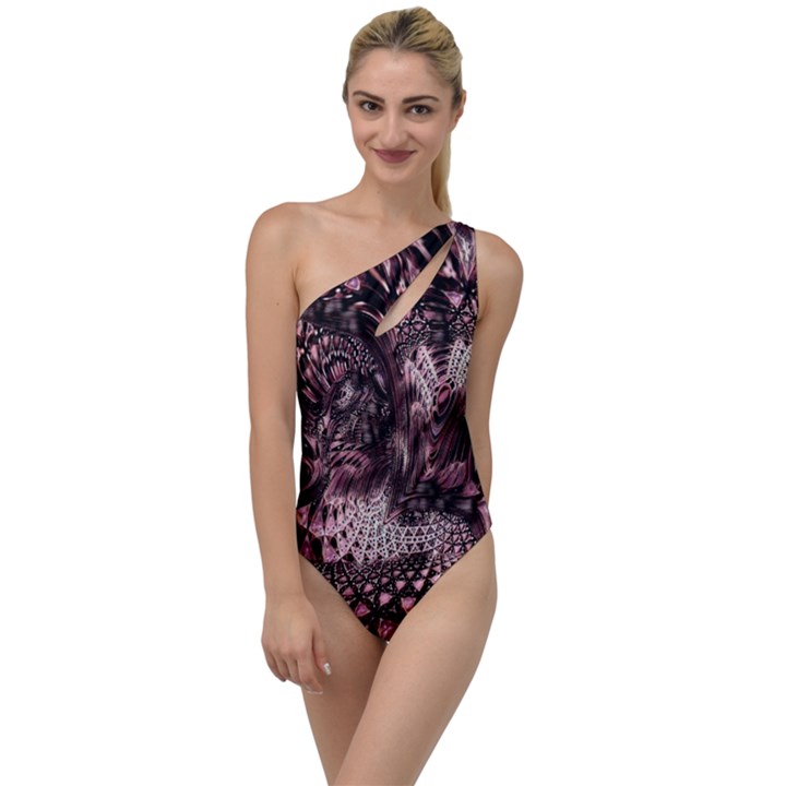 Geometric Abstraction To One Side Swimsuit