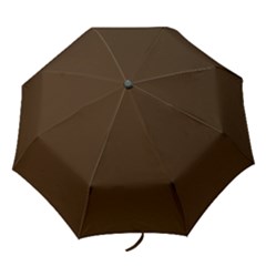 Brunette Brown Folding Umbrellas by FabChoice