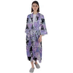 Candy Glass Maxi Satin Kimono by MRNStudios