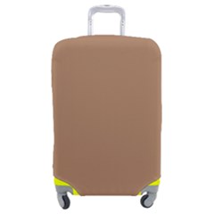 Cafe Au Lait Brown Luggage Cover (medium) by FabChoice