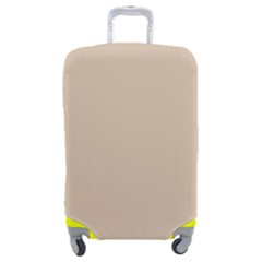 Frosted Almond Brown Luggage Cover (medium) by FabChoice