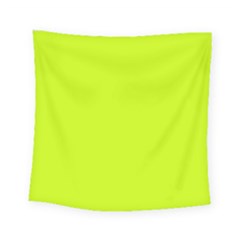 Arctic Lime Green Square Tapestry (small) by FabChoice