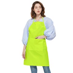 Arctic Lime Green Pocket Apron