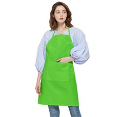 Bright Green Pocket Apron