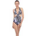 Invasive Hg Halter Front Plunge Swimsuit View1