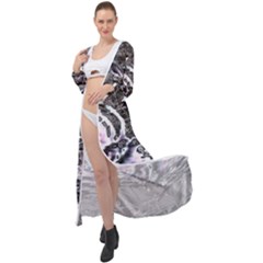 Invasive Hg Maxi Chiffon Beach Wrap by MRNStudios