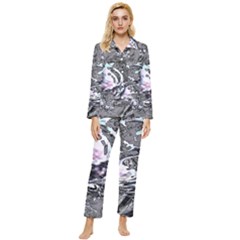 Invasive Hg Womens  Long Sleeve Pocket Pajamas Set