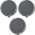 Battleship Grey Mini Round Pill Box (Pack of 3) View1