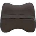 Carbon Grey Velour Head Support Cushion View2