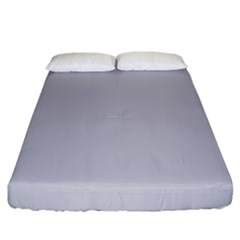 Cloudy Grey Fitted Sheet (king Size) by FabChoice