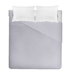 Cloudy Grey Duvet Cover Double Side (full/ Double Size) by FabChoice