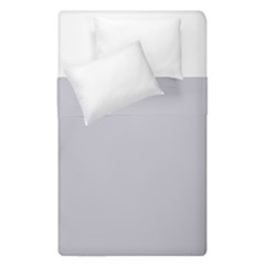 Cloudy Grey Duvet Cover Double Side (single Size) by FabChoice