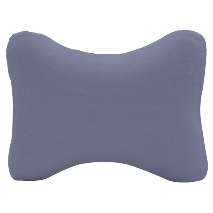 Cool Grey Velour Seat Head Rest Cushion