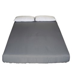 Drizzle Grey Fitted Sheet (king Size) by FabChoice