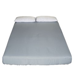 Glacier Grey Fitted Sheet (king Size) by FabChoice