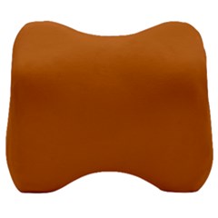 Alloy Orange Velour Head Support Cushion by FabChoice